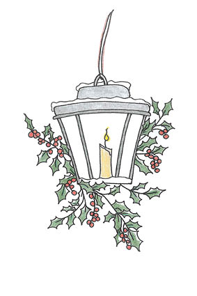Kerstkaart; sturen, kleuren, delen.