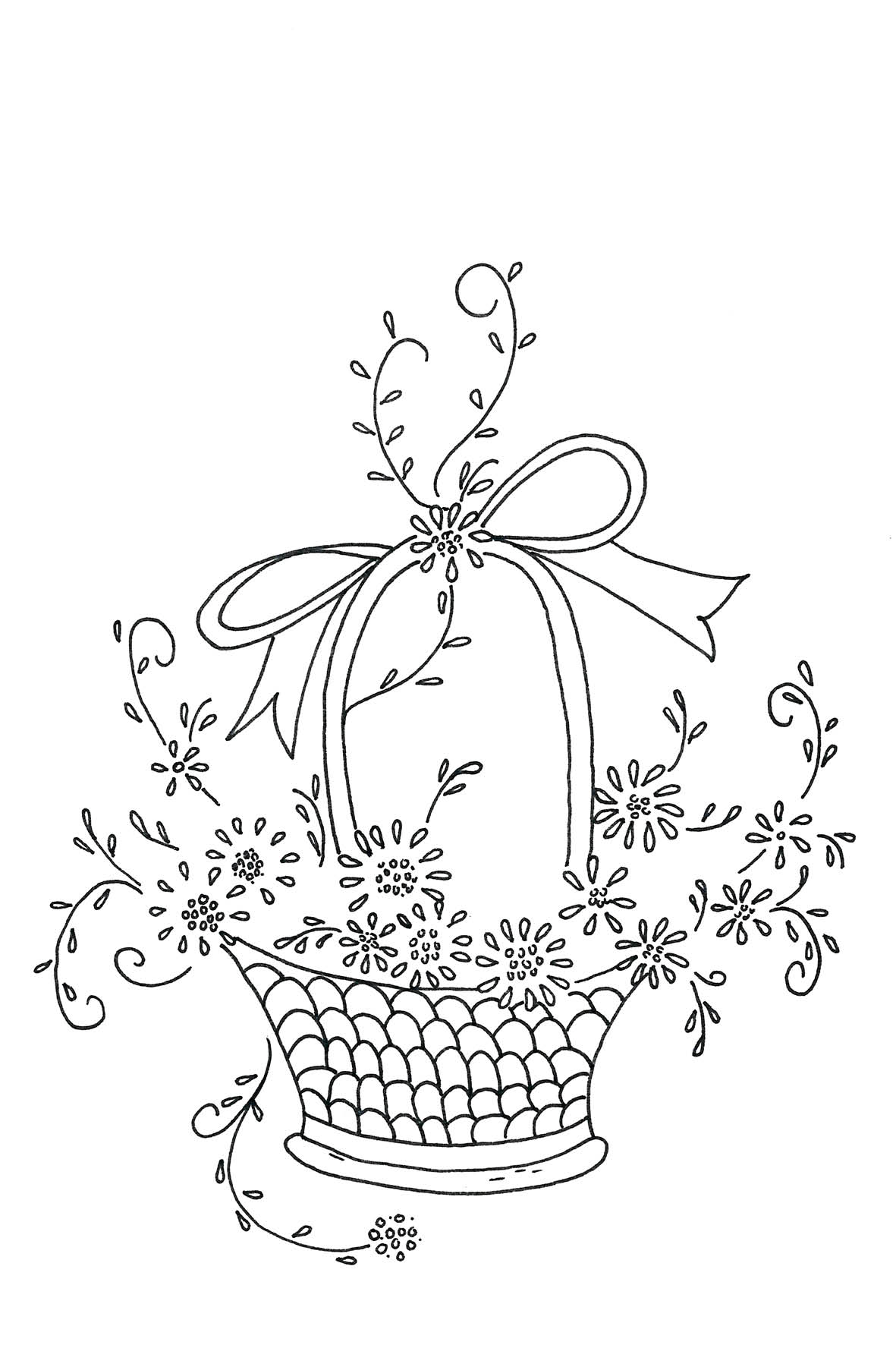 Mand met bloemen